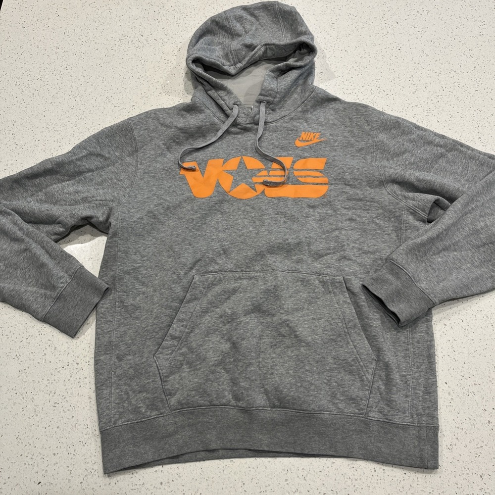 Nike Tennessee Vols Hoodie, Adult, Medium, Gray